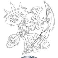 CHOPCHOP printable page - Coloring page - SUPER HEROES Coloring Pages - SKYLANDERS GIANTS coloring pages