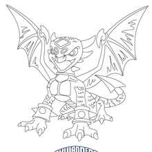 CYNDER coloring page - Coloring page - SUPER HEROES Coloring Pages - SKYLANDERS GIANTS coloring pages