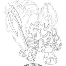 IGNITOR printable page - Coloring page - SUPER HEROES Coloring Pages - SKYLANDERS GIANTS coloring pages