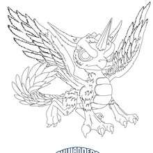 WHIRLDWIND printable page - Coloring page - SUPER HEROES Coloring Pages - SKYLANDERS GIANTS coloring pages