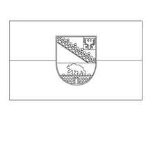 Flag of SAXONY-ANHALT coloring page - Coloring page - COUNTRIES Coloring Pages - GERMANY coloring pages - GERMAN STATE FLAGS coloring pages