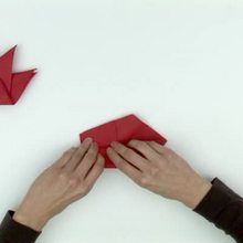 Origami Swan craft for kids