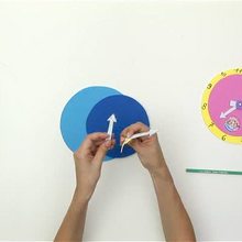 How to make learning clock - Kids Craft - HOW-TO videos - BACK-TO-SCHOOL how to videos