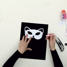 Cat mask - Kids Craft - HOW-TO videos - PARTY MASKS HOW-TO videos