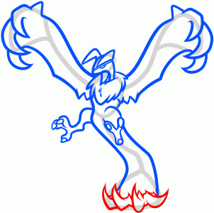 How to draw yveltal - Hellokids.com