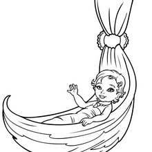 MERLIAH BABY MERMAID free coloring page - Coloring page - GIRL coloring pages - BARBIE coloring pages - BARBIE in A MERMAID TALE coloring pages