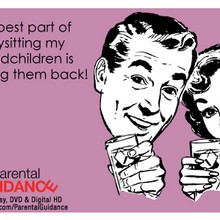 BABYSITTING hilarious ecard to share for kids reading