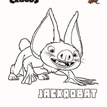 JAKEROBAT The Croods coloring page