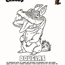 DOUGLAS The Croods coloring page - Coloring page - MOVIE coloring pages - THE CROODS coloring pages