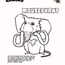 MOUSEPHANT The Croods coloring page - Coloring page - MOVIE coloring pages - THE CROODS coloring pages