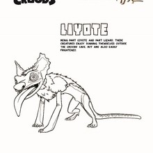 LIYOTE The Croods coloring page - Coloring page - MOVIE coloring pages - THE CROODS coloring pages