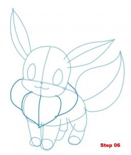 How to draw eevee - Hellokids.com