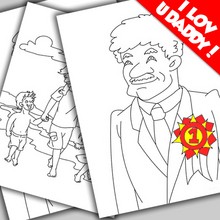 holidays, FATHER'S DAY coloring pages