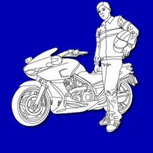 MOTORCYCLE coloring pages