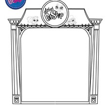 LITTLEST PET SHOP theater coloring page - Coloring page - GIRL coloring pages - LITTLEST PET SHOP coloring pages