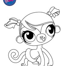 MINKA MARK coloring page - Coloring page - GIRL coloring pages - LITTLEST PET SHOP coloring pages