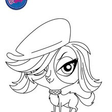 ZOE TREND printing page to color in - Coloring page - GIRL coloring pages - LITTLEST PET SHOP coloring pages