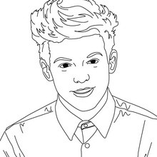 LOUIS TOMLINSON Coloring page - Coloring page - FAMOUS PEOPLE Coloring pages - ONE DIRECTION Coloring pages