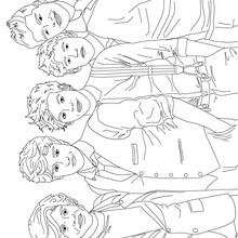 1D Coloring Page - Coloring page - FAMOUS PEOPLE Coloring pages - ONE DIRECTION Coloring pages