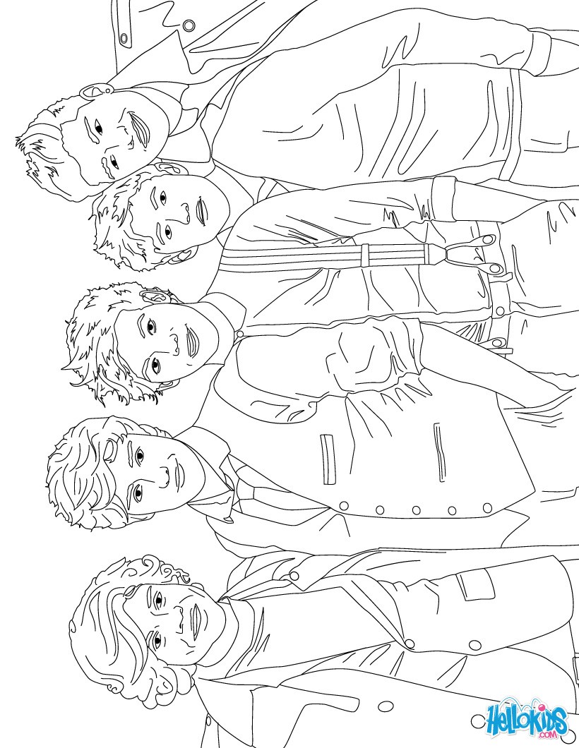 Free One Direction Coloring Sheets That Are Printable 10