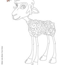 BLACKIE coloring page - Coloring page - MOVIE coloring pages - BLACKIE AND KANUTO coloring pages