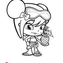 PINYPON free online coloring page for girls - Coloring page - GIRL coloring pages - PINYPON DOLLS coloring pages