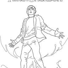 The lightning thief coloring page