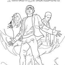 Percy, Annabeth Chase and Grover Underwood