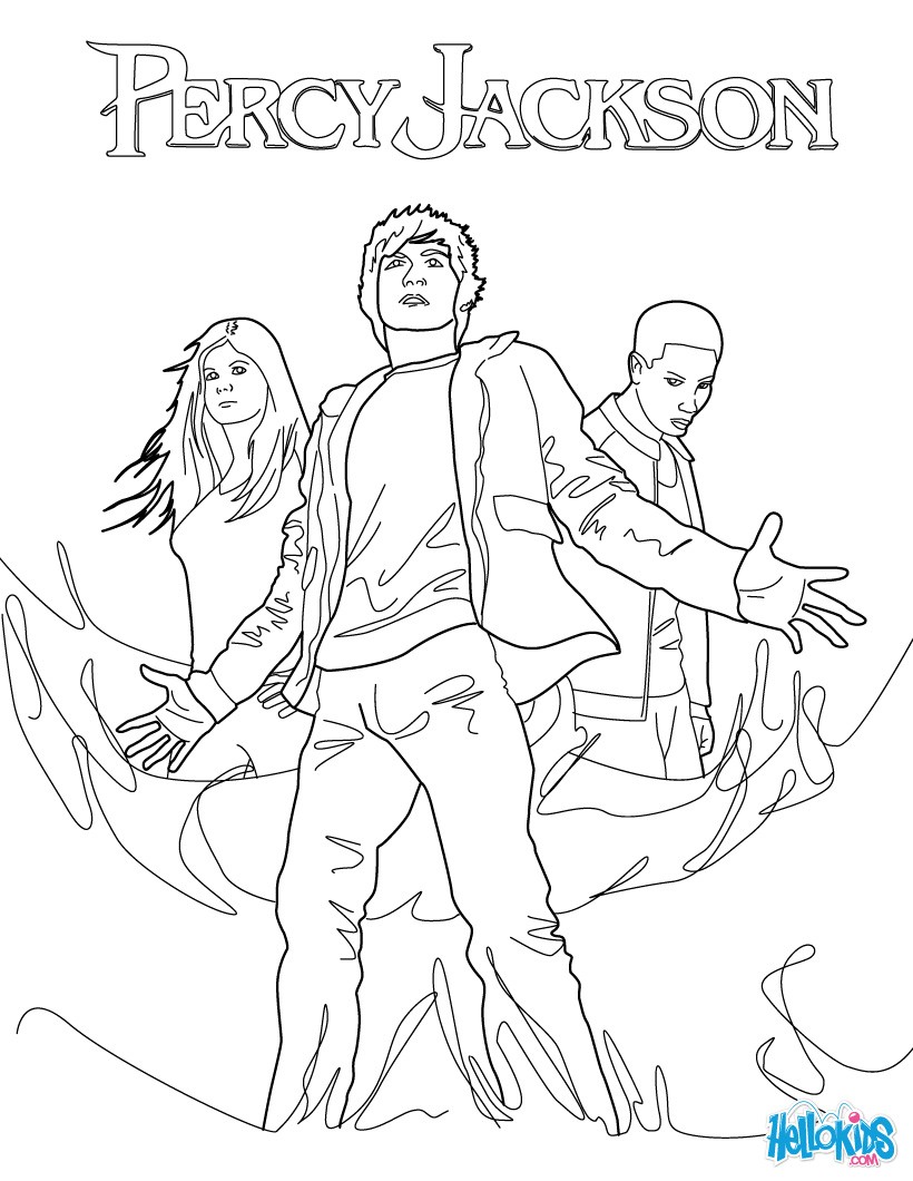 Percy Jackson Coloring Pages 1