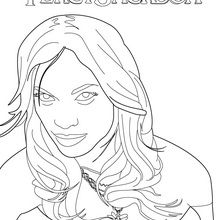 Persephone coloring page
