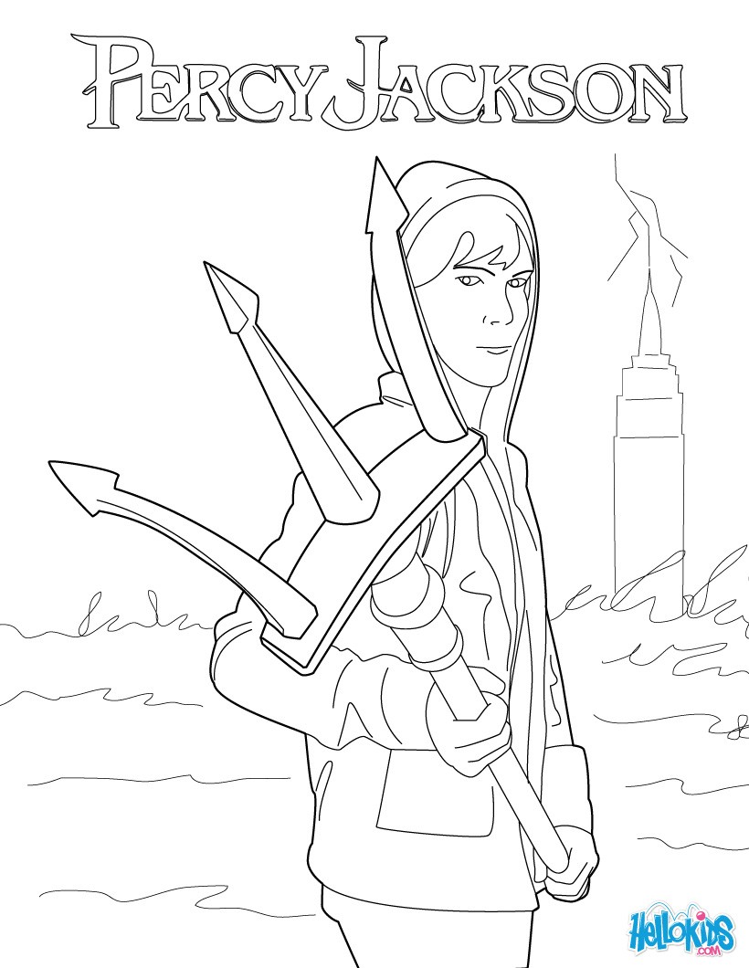 Percy Jackson Coloring Pages 8