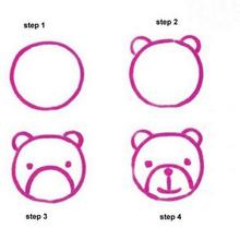 TEDDY BEAR drawing lesson