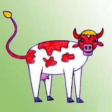 COW drawing lesson