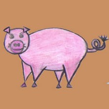 PIG drawing lesson