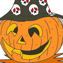 Pumpkin, HALLOWEEN coloring pages