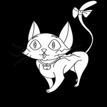 BLACK CATS coloring pages