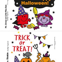 Little Miss witch printable card