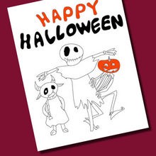 HALLOWEEN POSTERS coloring pages