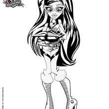 Student Ghoulia Yelps coloring page