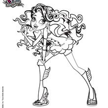 Lagoona Blue's fins coloring page