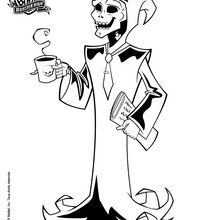 Mr d'Eath coffee coloring page