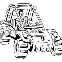 Action Man's Super ATV coloring page