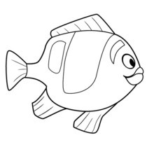 MAGIC FISH of OCEANA free coloring page