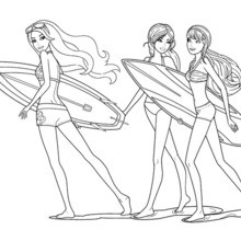 MERLIAH, FALLON AND HADLEY coloring page