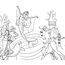 MERLIAH out of the Whirlpool coloring page