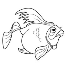OCEANA UNDERWORLD FISH free coloring page