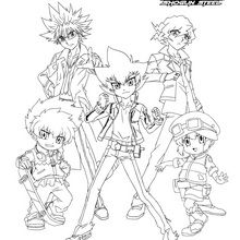 BEYBLADE Group 5 characters