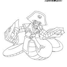 Pirate Orochi coloring page
