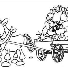 Diddl wedding coloring page