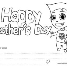Happy Mother's Day coloring page